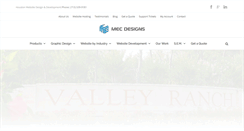 Desktop Screenshot of mec-designs.com
